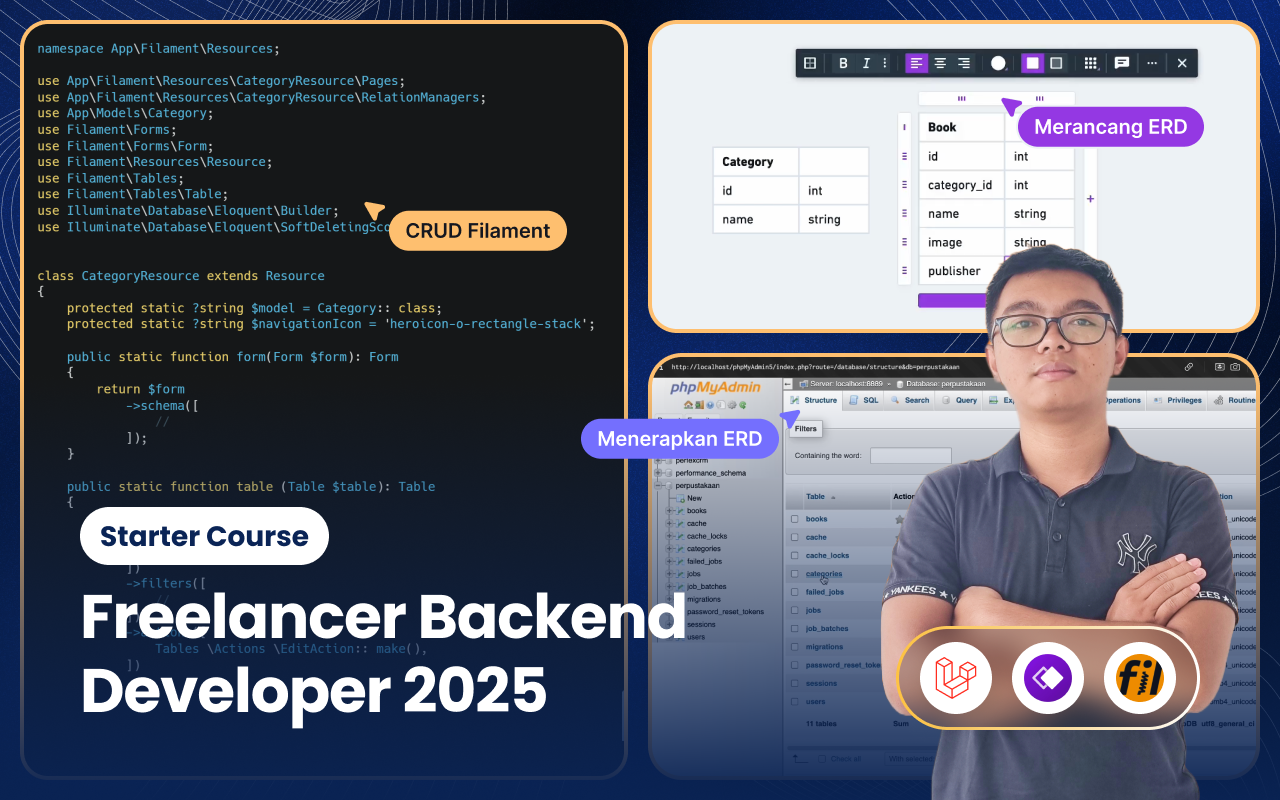 Kelas Belajar Menjadi Freelancer Backend Developer 2025 di BuildWithAngga